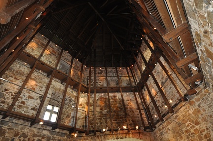 18 Pentagonal Tower Timber Ceiling
